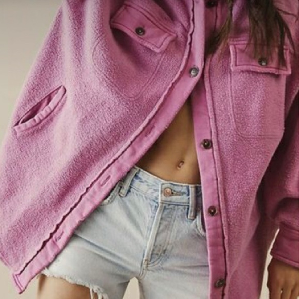 Free People Ruby Jacket -Pink Envy